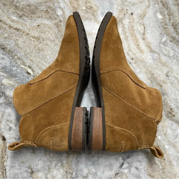 UGG Aureo II Suede Ankle Boot Booties Chestnut/Tan | Women's Size 6 - Picture 7 of 14